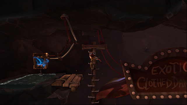 Run left and climb the ladder to the Empty Fuse Box - The Hillbilly - Locations for specific characters - The Cave - Game Guide and Walkthrough