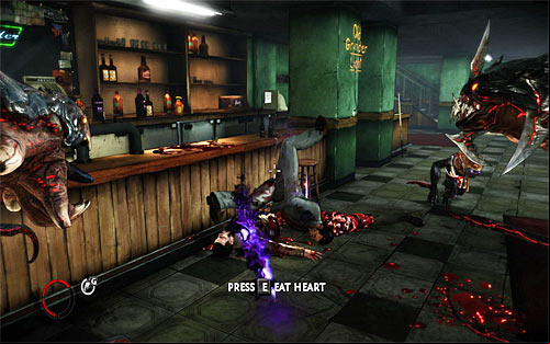 Start attacking bandits gathered inside the club - Q and A - p. 1 - Walkthrough - The Darkness II - Game Guide and Walkthrough