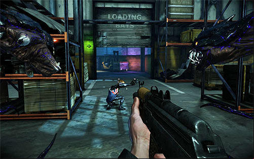 Look around for ammo and repeat the recent actions with a new fuse box - grab it, pull it out and perform a vertical slash with the right tentacle - Q and A - p. 3 - Walkthrough - The Darkness II - Game Guide and Walkthrough