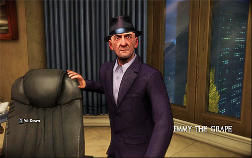 Head towards Jackie's office, which, as you probably , is located on the ground floor, left from the elevator - More Questions Than Answers - Walkthrough - The Darkness II - Game Guide and Walkthrough