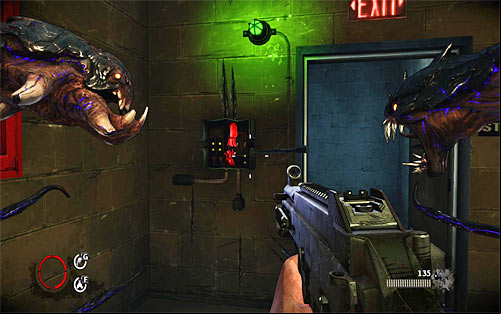 Move forwards, reaching a small door - Strong Silent Type - p. 2 - Walkthrough - The Darkness II - Game Guide and Walkthrough