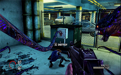 After reaching the new place, look around for a Talent Shrine and a fuse box shown on the above screen - Home Invasion - p. 1 - Walkthrough - The Darkness II - Game Guide and Walkthrough