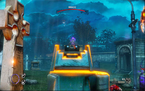 Soon you'll new fights and during them it is good to hide behind shield pulled out from the crypts along your way - Saying Goodbye - p. 1 - Walkthrough - The Darkness II - Game Guide and Walkthrough