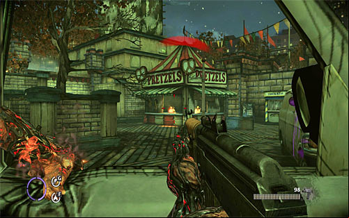 After the fight look around for ammo and head to the right - Fun and Games - p. 1 - Walkthrough - The Darkness II - Game Guide and Walkthrough