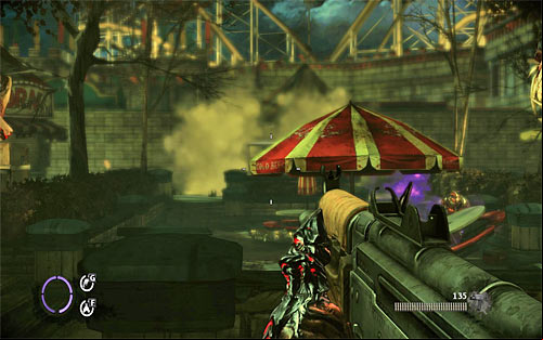 Soon after Jenny disappears and you approach a plush teddy bear lying on the ground, the battle begins - Fun and Games - p. 2 - Walkthrough - The Darkness II - Game Guide and Walkthrough