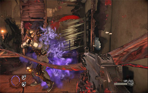 Initially watch out for opponents occupying the upper floor - Homecoming - p. 1 - Walkthrough - The Darkness II - Game Guide and Walkthrough