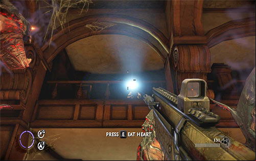 Equally important is to quickly and efficiently kill two enemies with reflectors - Homecoming - p. 1 - Walkthrough - The Darkness II - Game Guide and Walkthrough