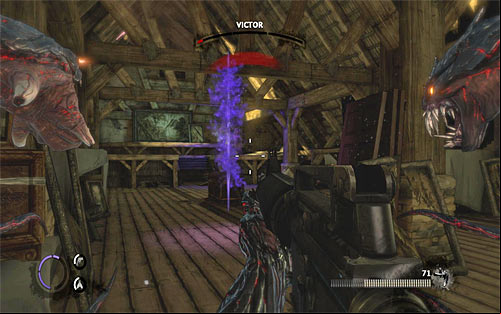 You can now return to attacking Victor - Last Stand - Walkthrough - The Darkness II - Game Guide and Walkthrough