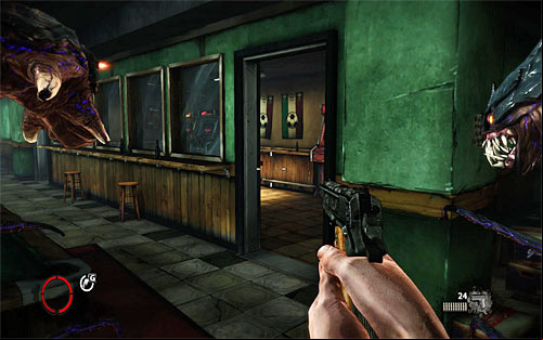 After securing club's ground floor (beginning of the chapter), decide to explore a small room located on the right (screen above) - Relics (01 - 06) - Relics - The Darkness II - Game Guide and Walkthrough