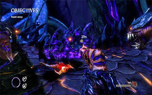 After Darkness takes Jenny, you'll have to look for her and eliminate hordes of enemies - Relics (21 - 29) - Relics - The Darkness II - Game Guide and Walkthrough