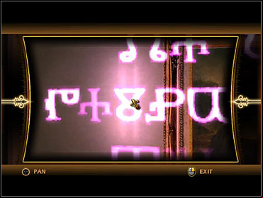 Look at the Mona Lisa painting and use the UV Light to read the message written on the glass - The Louvre - Walkthrough - The Da Vinci Code - Game Guide and Walkthrough