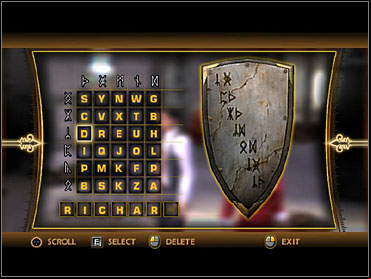 After a cut-scene, you will have to deal with a long arcade sequence - Temple Church - Walkthrough - The Da Vinci Code - Game Guide and Walkthrough