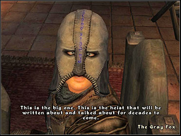 Fox doesnt hide his excitement. You can tell, even through the cowl. - Oblivion: The Ultimate Heist - Thieves Guild - The Elder Scrolls IV: Oblivion Game Guide & Walkthrough