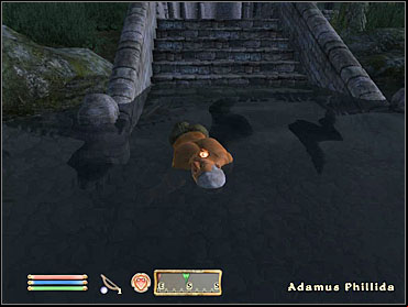 Approach Adamus body and take some useful keys and his finger - Oblivion: Permanent Retirement - Dark Brotherhood - The Elder Scrolls IV: Oblivion Game Guide & Walkthrough