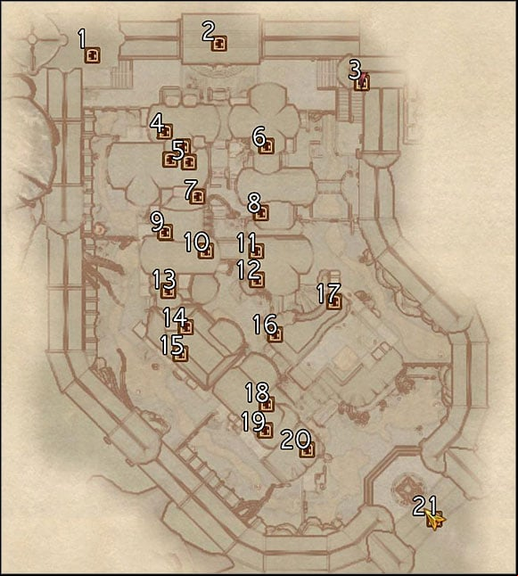 1 Sacellum Arden-Sul - Oblivion: Crucible map - Maps - The Elder Scrolls IV: Oblivion Game Guide & Walkthrough