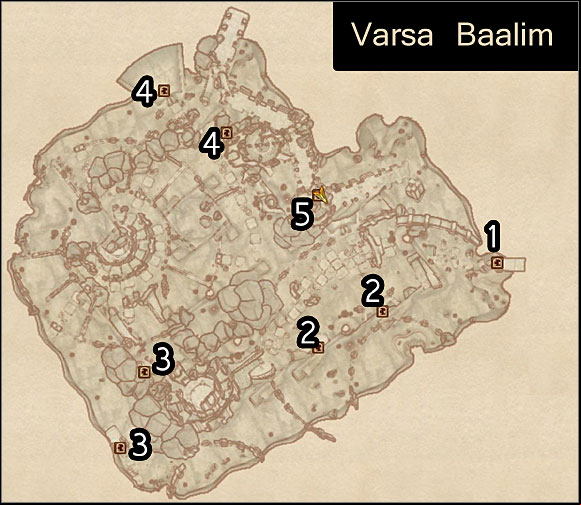 You begin in a spot marked by #1 - Oblivion: Mehrunes Razor - Add-ons - The Elder Scrolls IV: Oblivion Game Guide & Walkthrough
