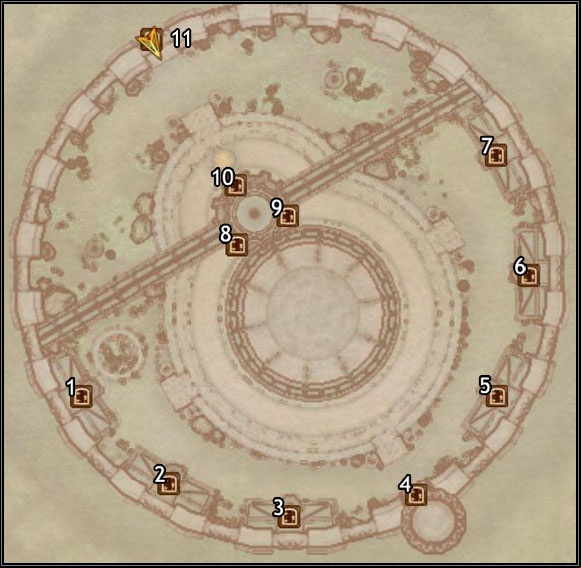 1 - Lustratorium - Oblivion: Imperial City, the Arcane University map - City maps - The Elder Scrolls IV: Oblivion Game Guide & Walkthrough