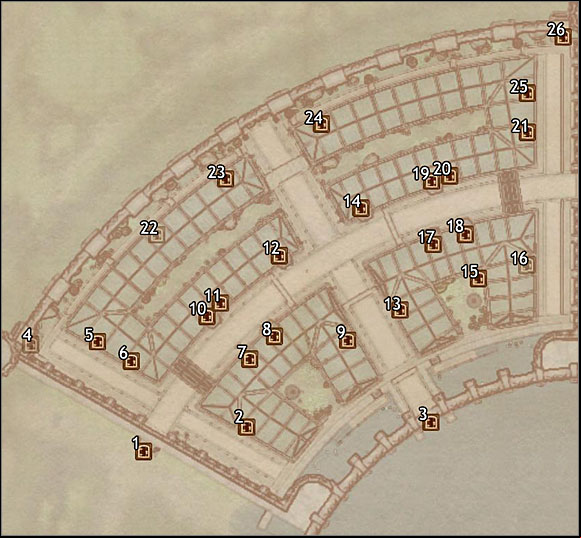 1 - Talos Plaza District - Oblivion: Imperial City Elven Gardens map - City maps - The Elder Scrolls IV: Oblivion Game Guide & Walkthrough