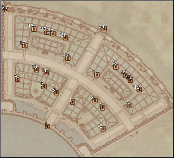 1 - Green Emperor Way - Oblivion: Imperial City Market District map - City maps - The Elder Scrolls IV: Oblivion Game Guide & Walkthrough