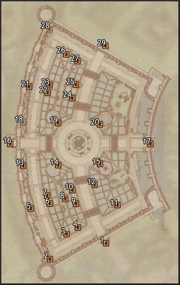 1 - Temple District - Oblivion: Imperial City Talos Plaza map - City maps - The Elder Scrolls IV: Oblivion Game Guide & Walkthrough