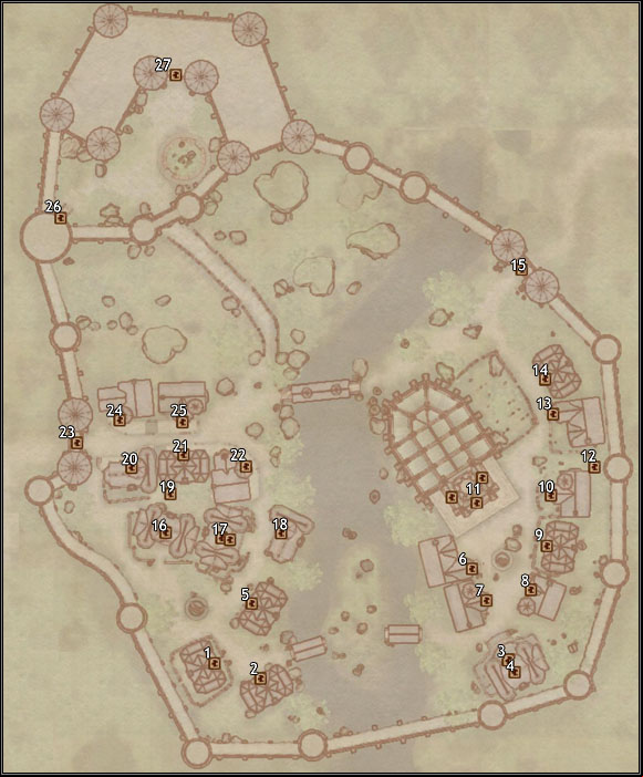 1 - House for Sale - Oblivion: Cheydinhal map - City maps - The Elder Scrolls IV: Oblivion Game Guide & Walkthrough