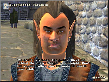 Bernadette will leave her house after 6 AM and head to work - Oblivion: Skingrad - Miscellaneous quests - The Elder Scrolls IV: Oblivion Game Guide & Walkthrough