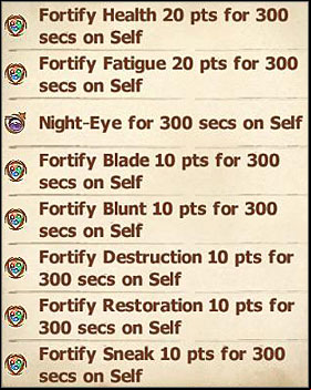 Strongest potions effects. - Oblivion: Other - Miscellaneous quests - The Elder Scrolls IV: Oblivion Game Guide & Walkthrough