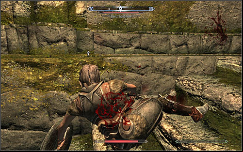 After clearing the area, youll be able to get inside and start looking for the leader (screen above) - Trouble in Skyrim - The Companions quests - The Elder Scrolls V: Skyrim Game Guide