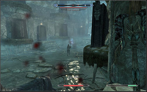 Same as previously, before you can continue to the next tomb chamber, youll have to get rid of a group of ghosts (screen above) - Glory of the Dead - p. 2 - The Companions quests - The Elder Scrolls V: Skyrim Game Guide