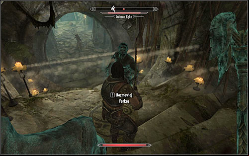 After winning the fight, choose southern door and then turn west - Proving Honor - p. 1 - The Companions quests - The Elder Scrolls V: Skyrim Game Guide