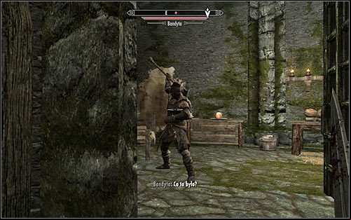 You can now carefully approach the door to servants bedroom - Side Contract: Kill Agnis - The Dark Brotherhood quests - The Elder Scrolls V: Skyrim Game Guide