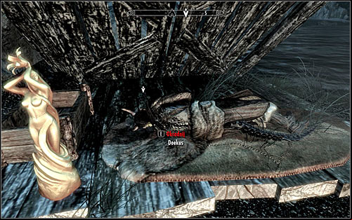 I strongly recommend waiting for the night, because Deekus should go to sleep then - Side Contract: Kill Deekus - The Dark Brotherhood quests - The Elder Scrolls V: Skyrim Game Guide