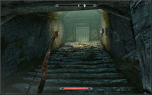 I recommend exploring a corridor leading to the south, because you can find there a masterfully protected chest - The Cure for Madness - p. 2 - The Dark Brotherhood quests - The Elder Scrolls V: Skyrim Game Guide