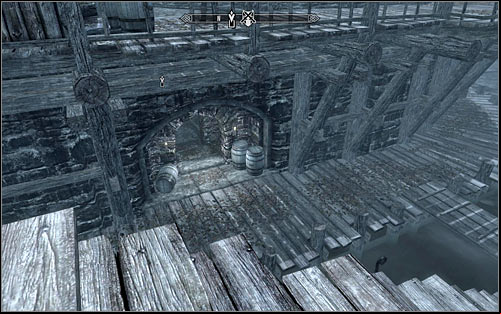 In order to get to the Ragged Flagon, you have to through the Ratway - The Silence Has Been Broken - The Dark Brotherhood quests - The Elder Scrolls V: Skyrim Game Guide
