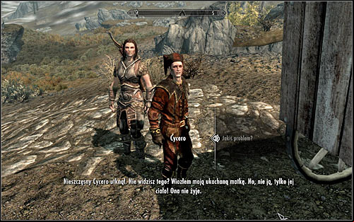 Go to Cicero and start conversation with him (screen above) - Delayed Burial - The Dark Brotherhood quests - The Elder Scrolls V: Skyrim Game Guide