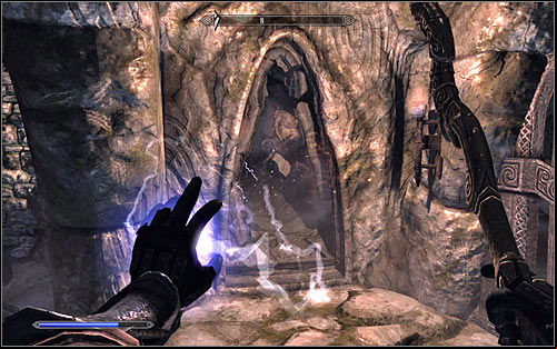 Return to the wall on which the amulet was - Under Saarthal - p. 1 - College of Winterhold quests - The Elder Scrolls V: Skyrim Game Guide