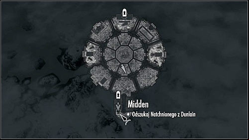 The second hatch is below the staircase in the Hall of Countenance (screen above) - Good Intentions - College of Winterhold quests - The Elder Scrolls V: Skyrim Game Guide