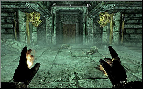 Go through the empty room inside which you quite surprisingly wont be attacked by anyone - Revealing the Unseen - p. 2 - College of Winterhold quests - The Elder Scrolls V: Skyrim Game Guide