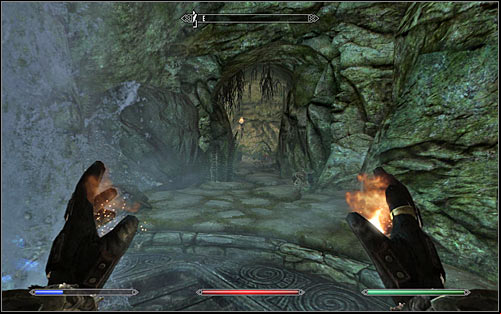 If you dont mind exploring the last part of the Thoroughfare, choose the eastern age (screen above) - Staff of Magnus - p. 2 - College of Winterhold quests - The Elder Scrolls V: Skyrim Game Guide