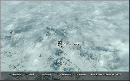 Open the world map and note that the College has disappeared from the list - Staff of Magnus - p. 3 - College of Winterhold quests - The Elder Scrolls V: Skyrim Game Guide
