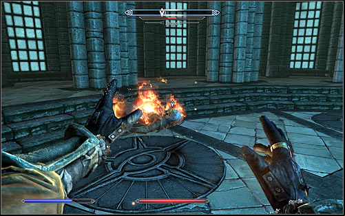 Afterwards you can hide the Staff and equip any weapon or spells you like - Eye of Magnus - College of Winterhold quests - The Elder Scrolls V: Skyrim Game Guide