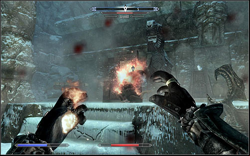 The Staff should be in possession of the strongest enemy occupying the chosen location (screen above) and unfortunately you have to reckon with the fact that he will have highly developed magic skills - Arniels Endeavor - p. 1 - College of Winterhold quests - The Elder Scrolls V: Skyrim Game Guide