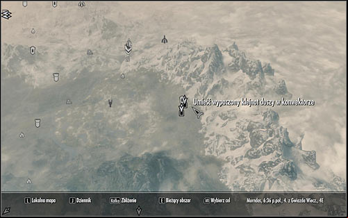 Open the world map, thanks to which you will establish that six Convector locations have appeared on it - Arniels Endeavor - p. 1 - College of Winterhold quests - The Elder Scrolls V: Skyrim Game Guide