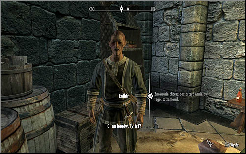 As a reminder, Enthir can be found inside one of the rooms of the Hall of Attainment - Arniels Endeavor - p. 2 - College of Winterhold quests - The Elder Scrolls V: Skyrim Game Guide