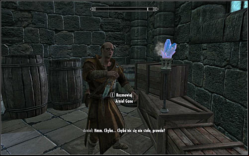 Now you will just need to watch the experiment that Arniel has been preparing (screen above) - Arniels Endeavor - p. 2 - College of Winterhold quests - The Elder Scrolls V: Skyrim Game Guide