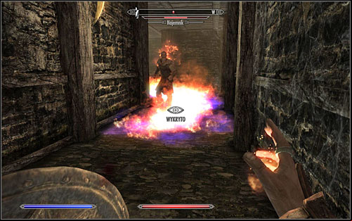 After dealing with the human torch, you can head down to reach Aringoths safe (screen below) - Loud and Clear - Thieves Guild quests - The Elder Scrolls V: Skyrim Game Guide