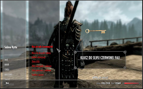 You will have to dive and reach the chest at the bottom of the lake - City Influence: Solitude - The Dainty Sload - Thieves Guild quests - The Elder Scrolls V: Skyrim Game Guide