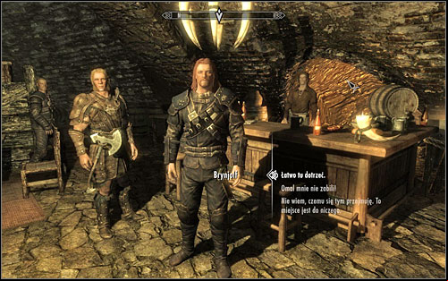 After going round the water container, you will reach Brynjolf and his company - Taking Care of Business - Thieves Guild quests - The Elder Scrolls V: Skyrim Game Guide