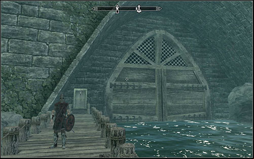 Keep following your target after entering the warehouse - Scoundrels Folly - Thieves Guild quests - The Elder Scrolls V: Skyrim Game Guide