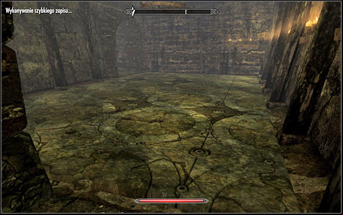 After crossing this room, its time for the swinging blades and ram (screen below) - it will be hard to dodge them in the narrow corridor, so you should make use of the Whirlwind Sprint to reach the other side - The Pursuit - Thieves Guild quests - The Elder Scrolls V: Skyrim Game Guide